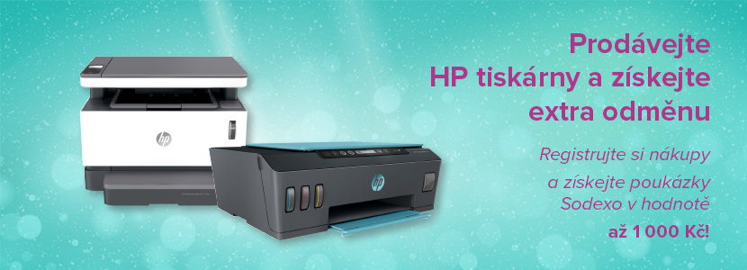 Prodávejte HP tiskárny a získejte extra odměnu
